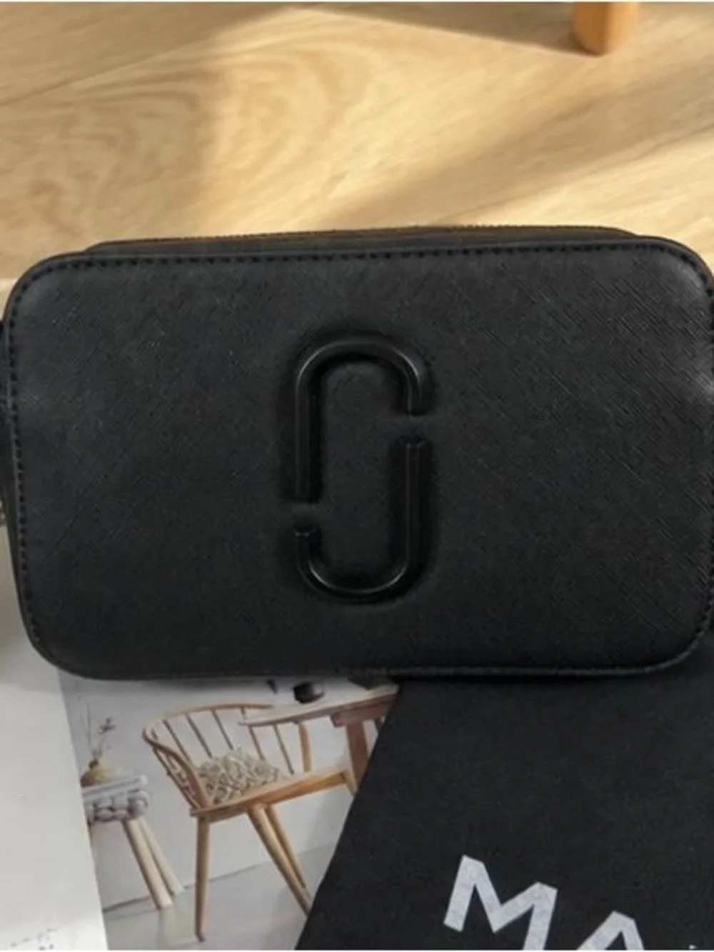 Marc Jacobs Black Compact Crossbody Camera Bag